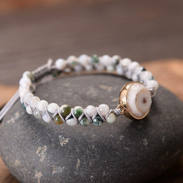 Good Luck Light Grey Howlite Bracelet-Your Soul Place